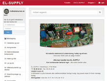 Tablet Screenshot of el-supply.dk